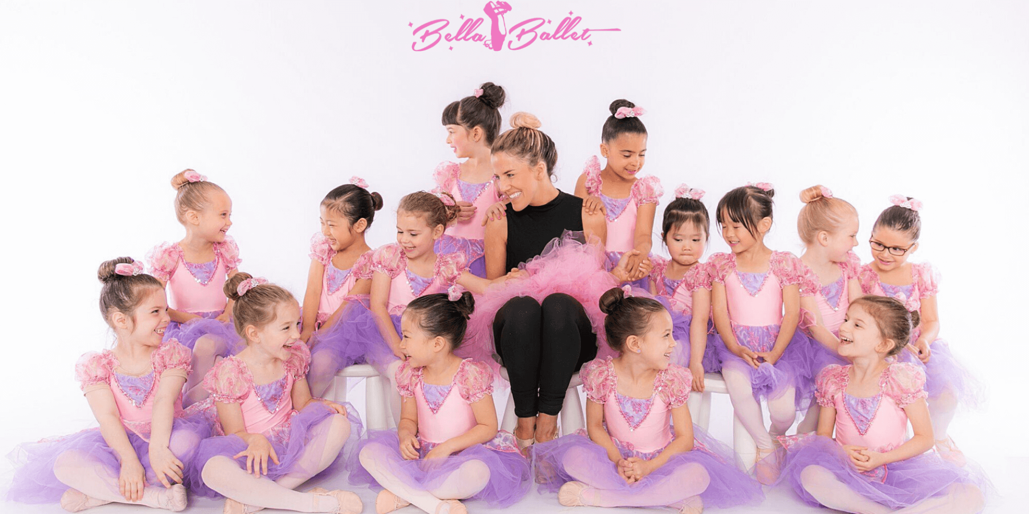 Bella Ballet class with students