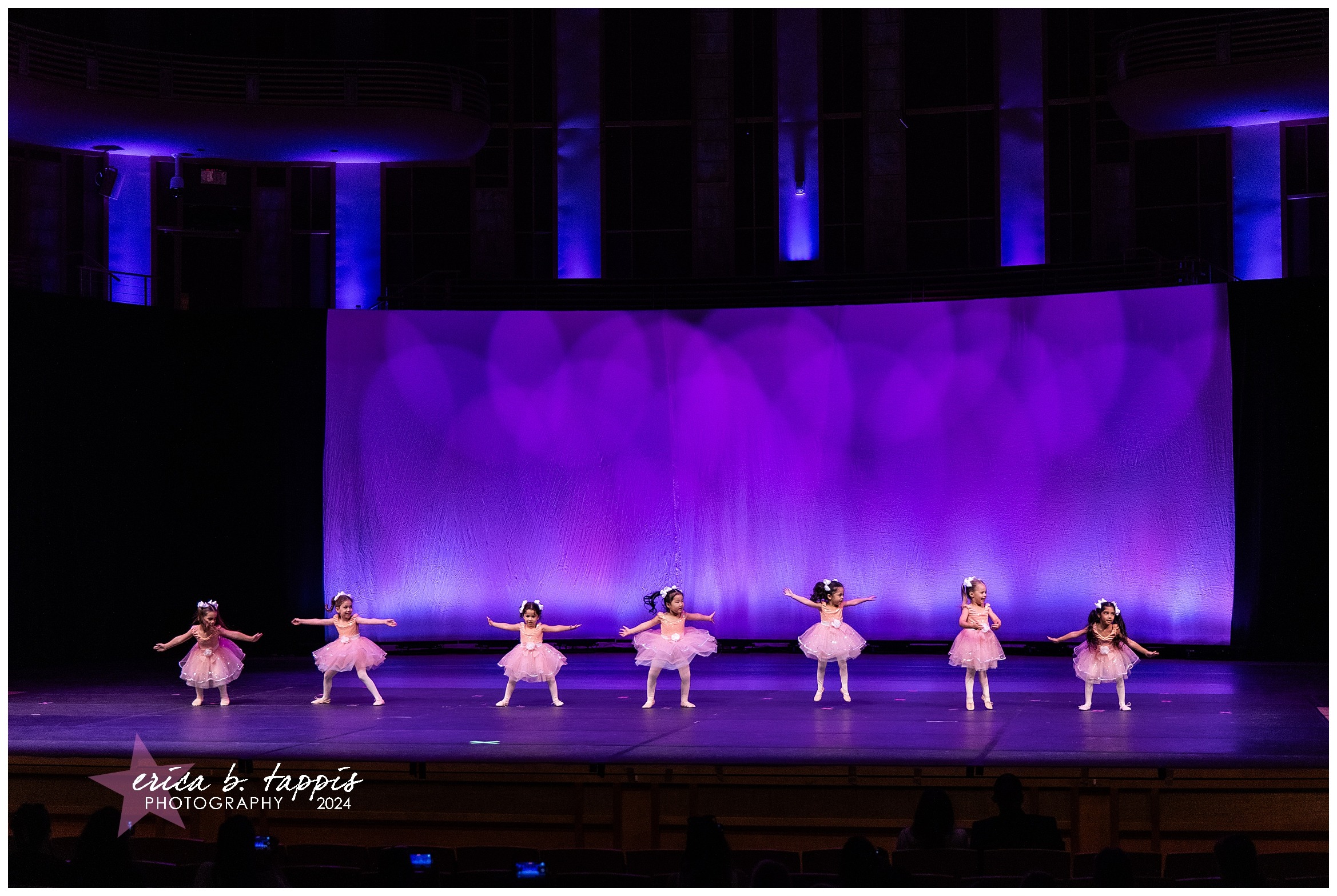 Dancers in a recital performance